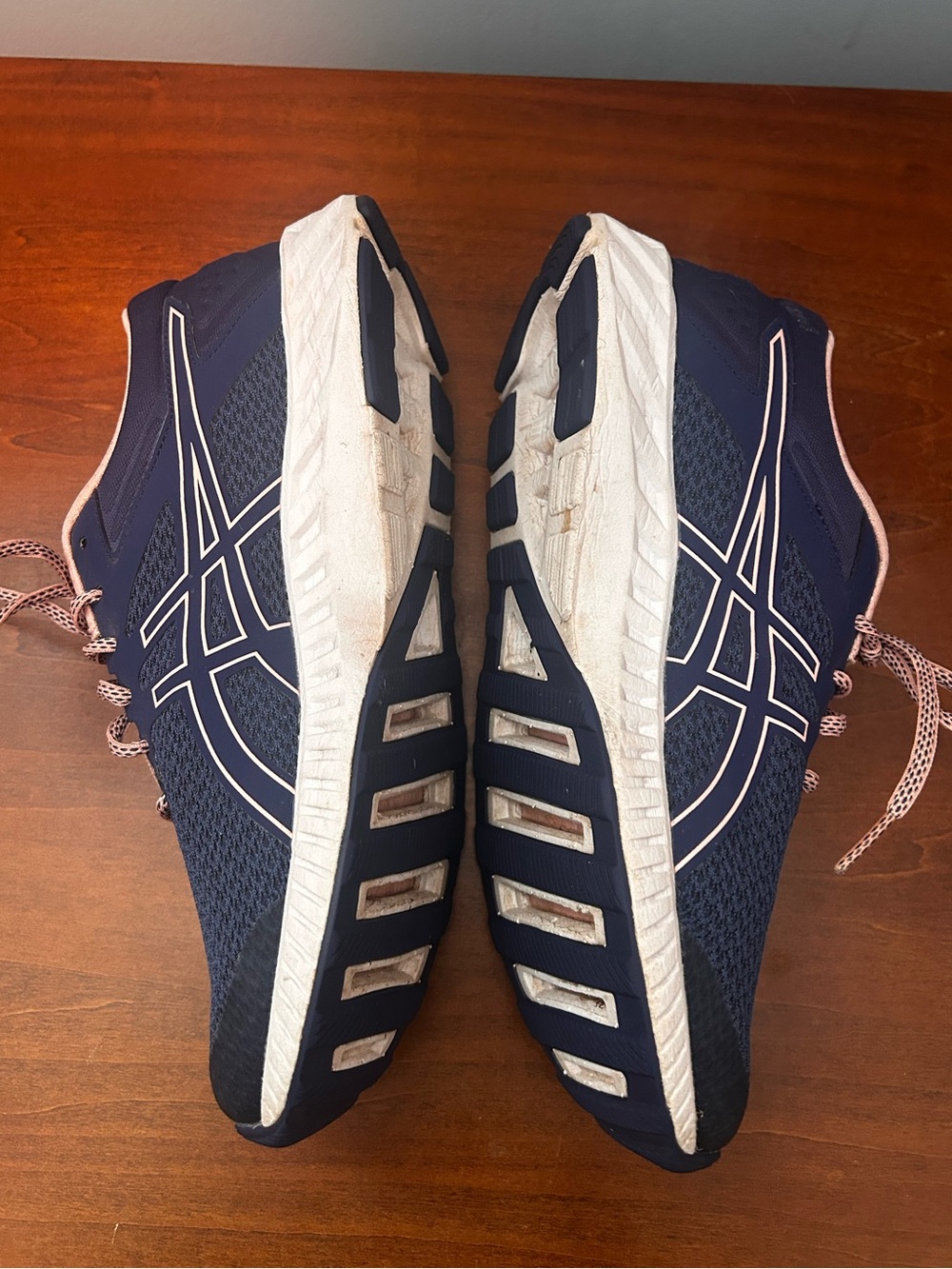 ASICS fuze x lyte gel ortholite and Blush and Navy Athletic Running Shoes size - Picture 4 of 15